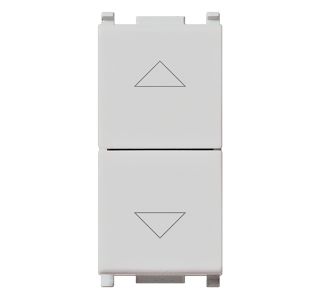 PODOMETNO STIKALO PLANA ŽALUZIJSKO 1-0-2 10AX SREBRNO, PUŠČICE, 1M