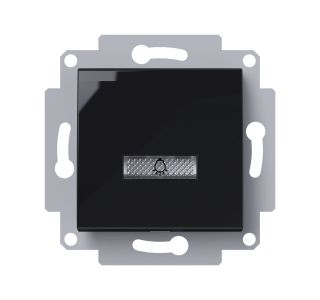 PODOMETNO TIPKALO ART NAVADNO 10A, BOK ČRNO, LUČ, S TLIVKO