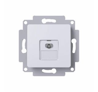 PODOMETNO TIPKALO MIKRO NAVADNO 10A BELO, LUČ, S TLIVKO