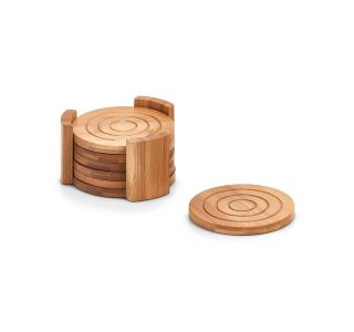 PODSTAVEK ZELLER PRESENT 12.7X7 CM 7 DELNI BAMBOO ZA KOZARCE