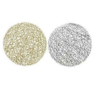 POGRINJEK DECORIS PRAZNIČNI, OKROGEL FI38CM, ZLAT/SREBRN SORT. POGRINJEK DECORIS PRAZNIČNI, OKROGEL FI38CM, ZLAT/SREBRN SORT.