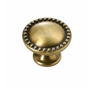 POHIŠTVEN GUMB HETTICH DIY, FI 28 MM, BRUNIRAN