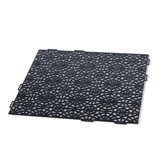 POHODNA PLOŠČA PROSPERPLAST MOSAIC ČRNA 397X397X10 MM