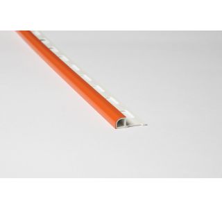 POLKROŽNA LETEV JMK PVC P PROFIL- DOL 2.70M 8MM ORANŽNA