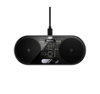 POLNILNIK ZA GSM BASEUS BREZŽIČNI DVOJNI POLNILEC BASEUS 20W