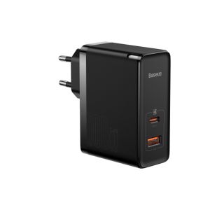 POLNILNIK ZA GSM BASEUS POLNILEC GAN5 PRO 100W BASEUS USB+USB-C ČRN