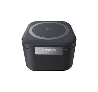 POLNILNIK ZA GSM BASEUS POLNILEC MAGPRO 2V1 25W BASEUS, BREZŽIČNI, ČRN