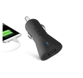 POLNILNIK ZA GSM SBS AVTOPOLNILEC MINI 12/24V 1000MAH USB VHOD