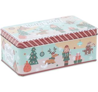 POSODA ZA SHRANJEVANJE EH 18X7X11 CM BOŽČNI DEKOR LITOGRAF ŠKATLA POSODA ZA SHRANJEVANJE EH 18X7X11 CM BOŽČNI DEKOR LITOGRAF ŠKATLA