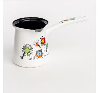 POSODA ZA TOPLE NAPITKE ENAMELIE DŽEZVA 10 CM - 0.45 L NEŽA 2