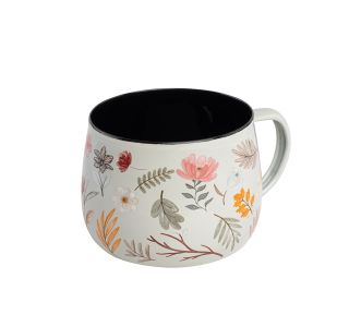 POSODA ZA TOPLE NAPITKE ENAMELIE SKODELICA NEJA 10 CM 0.5L TREBUŠASTA