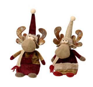 PRAZNIČNA FIGURA DECORIS ŠKRAT Z LED LUČKO, 30 CM SORTIRANO