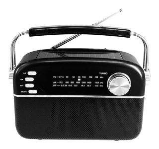 PRENOSNI RADIO MANTA RDI918B SOLAR ČRNA