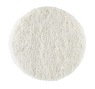 PREPROGA IZ UMETNEGA KRZNA, BELA BARVA, OKROGLA 38 CM PREPROGA IZ UMETNEGA KRZNA, BELA BARVA, OKROGLA 38 CM
