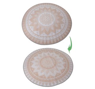 PREPROGA MQ PP, FI 200 CM ORANŽNO/BELA