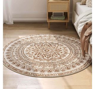 PREPROGA SONGMICS HOME OKROGLA 120 CM BEŽ