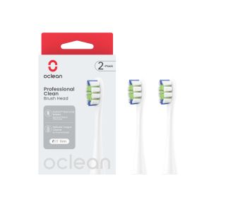 PRIBOR IN DODATKI OCLEAN NASTAVEK PROFESSIONAL CLEAN, 2 KOS, BELA