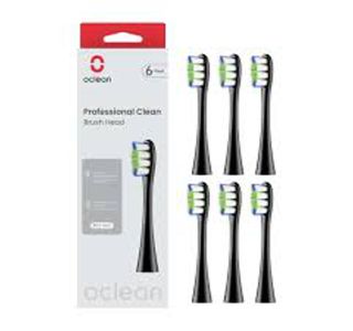 PRIBOR IN DODATKI OCLEAN NASTAVEK PROFESSIONAL CLEAN, 6 KOS, ČRNA