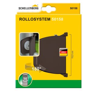 PRIBOR SCHELLENBERG NAVIJALEC ZA ROLETE MINI S TEČAJI RJAV