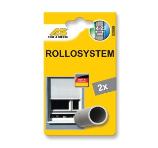 SCHELLENBERG OKROGLI ODBOJNIK ZA ROLETO SIVE BARVE