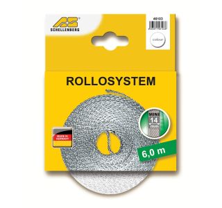 SCHELLENBERG TRAK ZA ROLETE 14 MM/6 M BELE BARVE