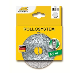 SCHELLENBERG TRAK ZA ROLETE 14 MM/6 M SIVE BARVE