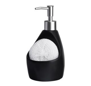 PRIPOMOČEK ZA ČIŠČENJE GALICIJA DOZATOR ZA DETERGENT ZA POMIVANJE POSODE ČRN