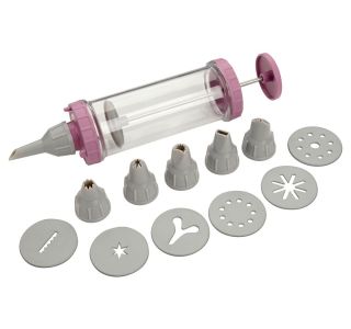 PRIPOMOČEK ZA PEKO ZENKER TESTOMAT IN BRIZGALKA ZA OKRAŠEVANJE 6 NASTAVKOV PRIPOMOČEK ZA PEKO ZENKER TESTOMAT IN BRIZGALKA ZA OKRAŠEVANJE 6 NASTAVKOV