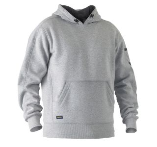 PULOVER BISLEY S KAPUCO IZ FLISA SIV ŠT. 4XL