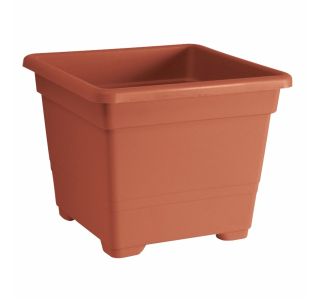 PE SADILNI LONEC KVADRAT 45 CM TERAKOTA