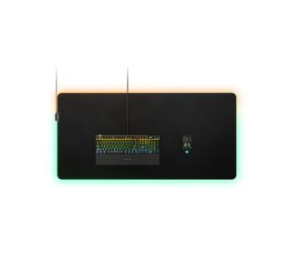 PODLOGA ZA MIŠKO STEELSERIES QCK PRISM CLOTH SVETLEČA PODLOGA 3XL PODLOGA ZA MIŠKO STEELSERIES QCK PRISM CLOTH SVETLEČA PODLOGA 3XL