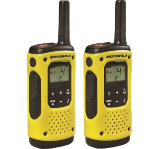 RADIJSKA POSTAJA MOTOROLA T92 H20 WALKIE TALKIE RUMENO-ČRN