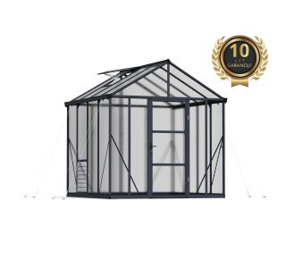 RASTLINJAK GLORY 8X8 + KOVINSKA POLICA + KOMPLET ZA KAPLJIČNO NAMAKANJE