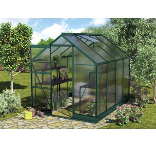 POLIKARBONATNI RASTLINJAK VITAVIA APOLLO 5000 VP6MM 2X2.6M SMARAGDNA