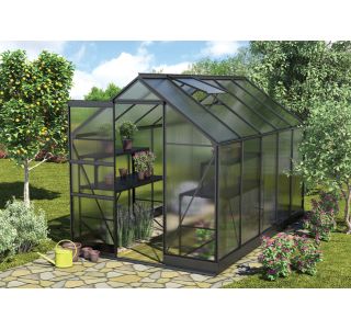 POLIKARBONATNI RASTLINJAK VITAVIA APOLLO 6200 VP6MM 2X3.2M ČRNA