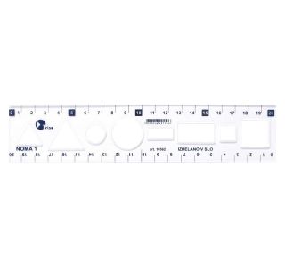 RAVNILO, ŠABLONA OPTIMA NOMA 1 PROZORNO