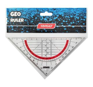 RAVNILO, ŠABLONA TARGET GEOTRIKOTNIK 16 CM 28294