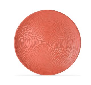 RDEČ DEKORATIVNI KROŽNIK FI 39 CM