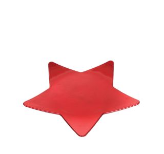 RDEČ KROŽNIK ZVEZDA 30 CM