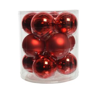 RDEČE STEKLENE BUNKE, 12 KOSOV, PREMER 80 MM RDEČE STEKLENE BUNKE, 12 KOSOV, PREMER 80 MM