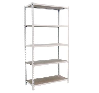 REGAL SIMONRACK 200X100X40 CM 5P 150KG BELA LES MADERCLICK PLUS