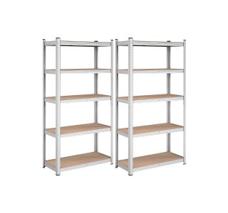 REGAL SONGMICS 180X90X40 CM 5P/175KG GLR040E02 BEŽ-SREBRN