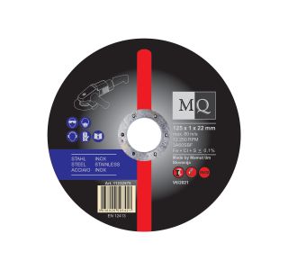 REZALNA PLOŠČA ZA RF MQ 125X1X22 3A60SBF REZALNA PLOŠČA ZA RF MQ 125X1X22 3A60SBF