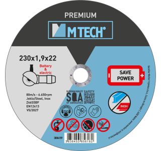 REZALNA PLOŠČA ZA RF MTECH 230X1.9X22 PREMIUM SAVE POWER REZALNA PLOŠČA ZA RF MTECH 230X1.9X22 PREMIUM SAVE POWER