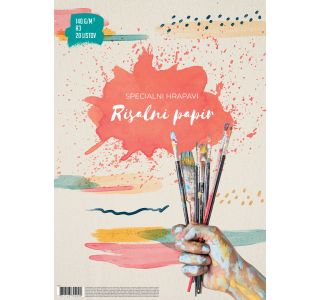 RISALNI LISTI,KOLAŽ PAPIR STREET RISALNI LISTI A3 20 LISTOV 140 G