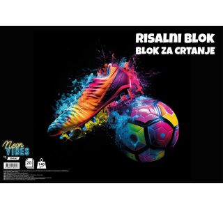 RISALNI BLOK TARGET A3 20 LISTOV 140GR. NEON VIBES 28245 RISALNI BLOK TARGET A3 20 LISTOV 140GR. NEON VIBES 28245