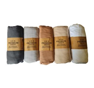 RJUHA PREMIUM SHEETS 90/100X200 JERSEY SORT. 100 BOMBAŽ