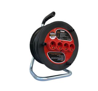 ROLETA - PVC VODNIK EURO M 40M H05VV-F 3X2.5 4X ŠUKO VTIČNICA ROLETA - PVC VODNIK EURO M 40M H05VV-F 3X2.5 4X ŠUKO VTIČNICA