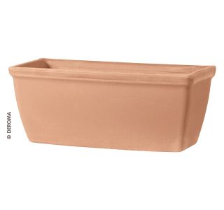 GLINENO ZUNANJE KORITO DEROMA ROMA LISCIA BELJENO 42 CM