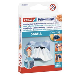 SAMOLEPILNI IZDELEK TESA POWERSTRIPS MALI, 14 KOS